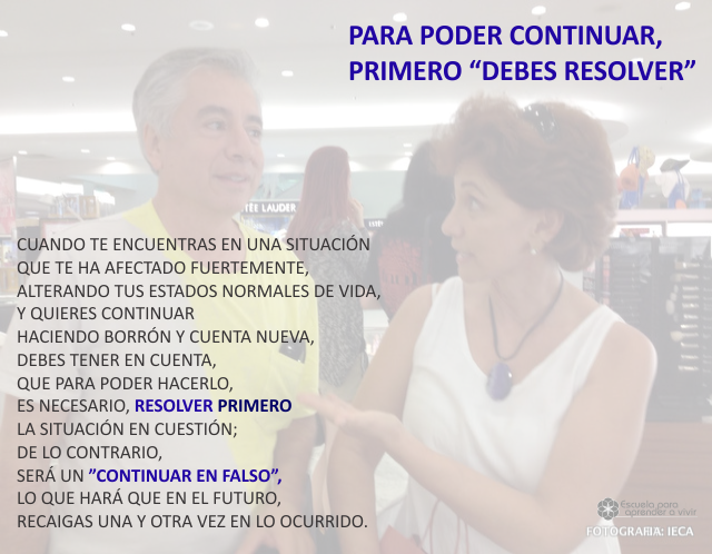 Para poder continuar, primero 